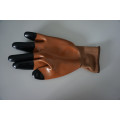 Polyester Shell Nitrile Coated Safety Work Gloves (N1513)